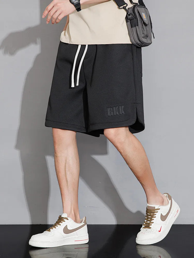 Liam Heren Korte Broek met Elastische Taille voor Casual Zomeroutfits-6