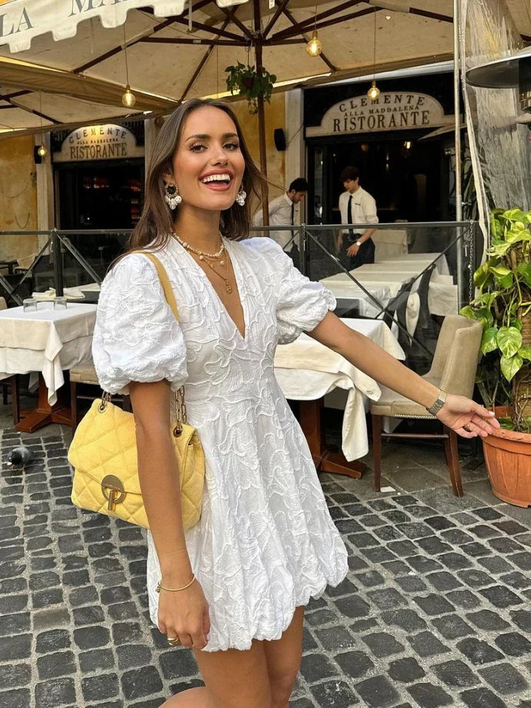 Dames jurk | Elegante zomerjurk met luchtige en casual chique uitstraling