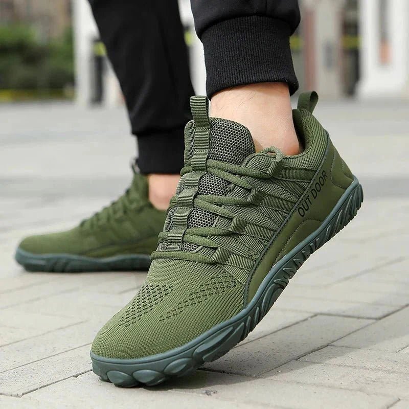 Barefoot Wandelschoenen met Brede Pasvorm – Ademend Ontwerp met Gripzool - De Mode OutletGREEN-TR35P68