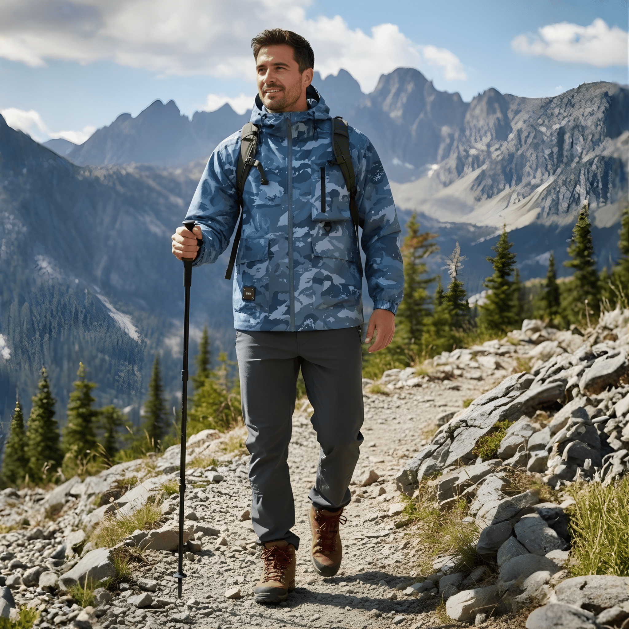 Camouflage Hooded Jacket – Utility - Geïnspireerde Jas - De Mode Outlet
