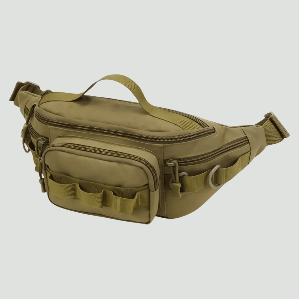 Compact Waterafstotende Outdoor Heuptas – Lichtgewicht Praktische Draagtas - De Mode OutletKHAKI-PM05D89