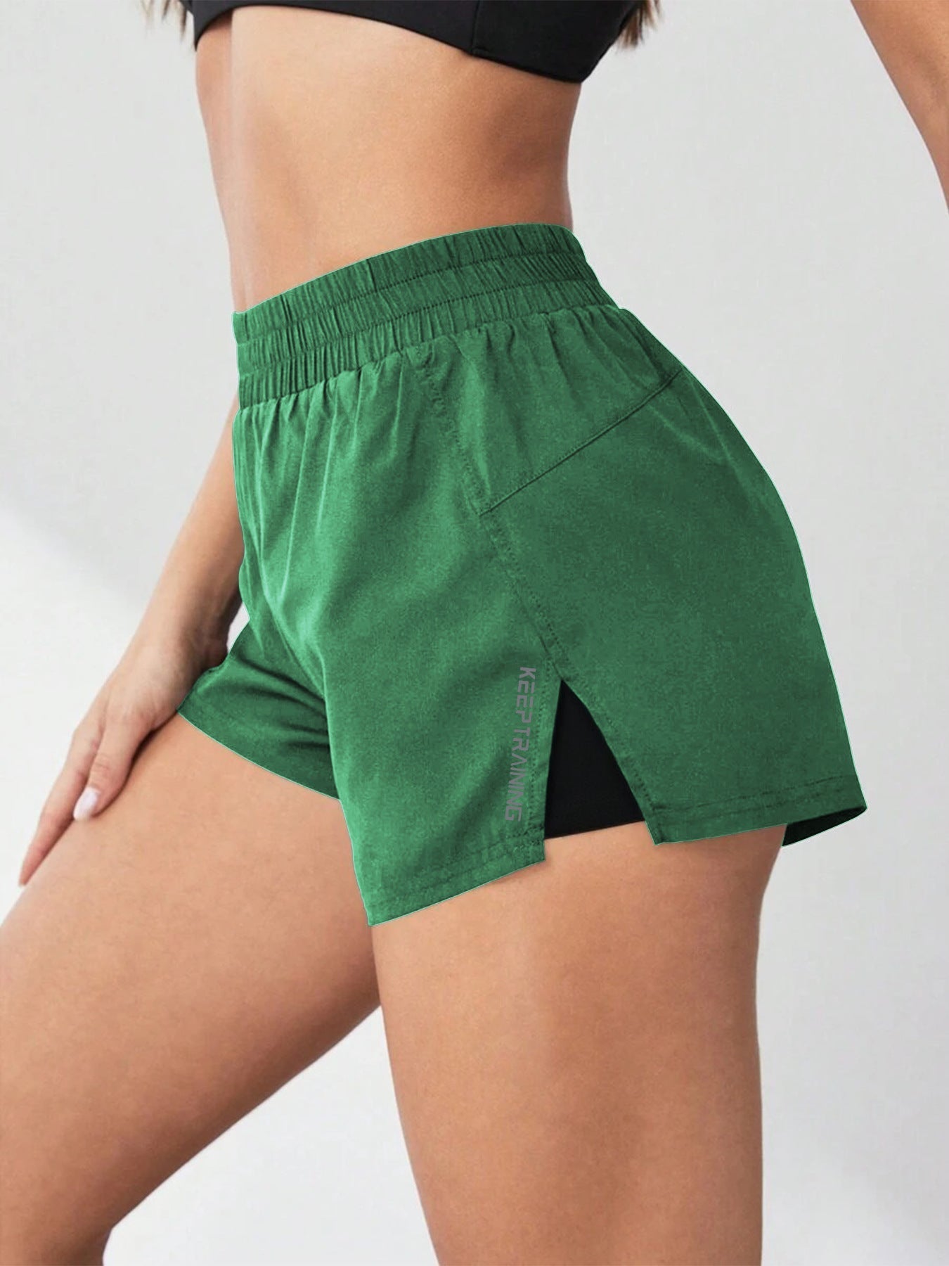 Dames 2 - in - 1 Hardloopshort | Licht, Ondersteunend & Zelfverzekerd Bewegen - De Mode OutletDWOD4-SS001031