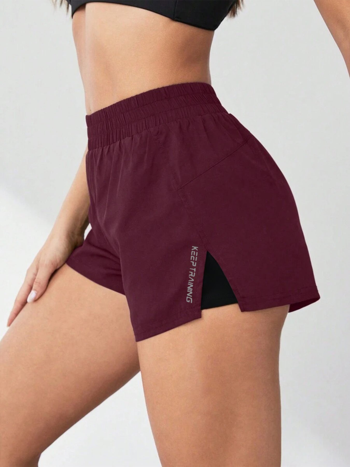 Dames 2 - in - 1 Hardloopshort | Licht, Ondersteunend & Zelfverzekerd Bewegen - De Mode OutletDWOD4-SS001025