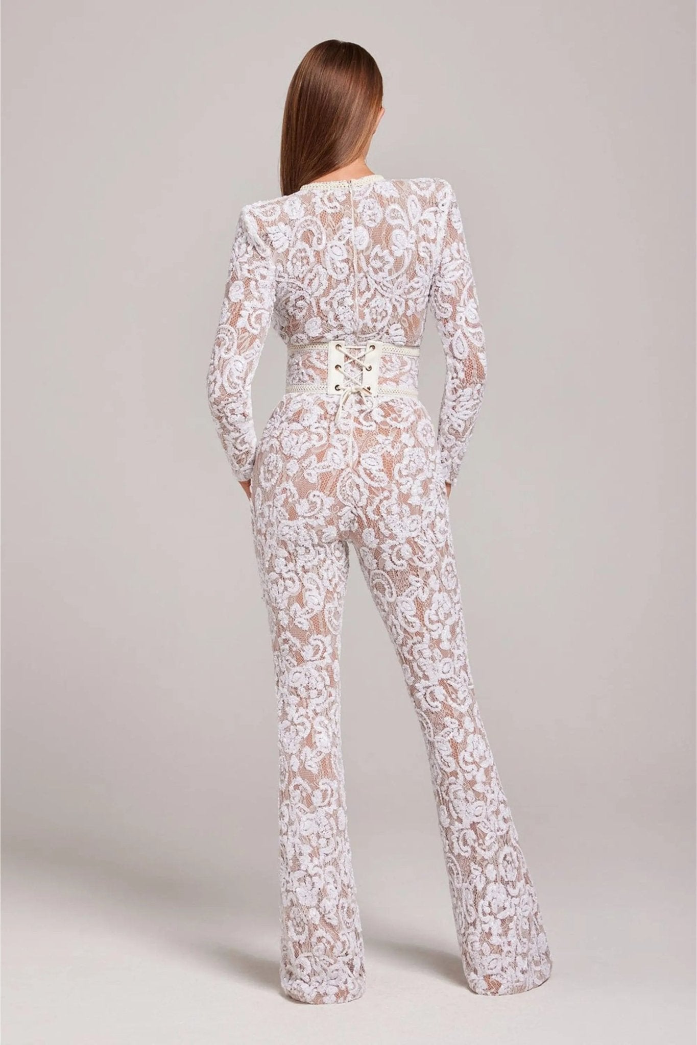 Dames Bodysuit met Ronde Hals en Aansluitende Pasvorm - De Mode OutletCJLT110322101AZ