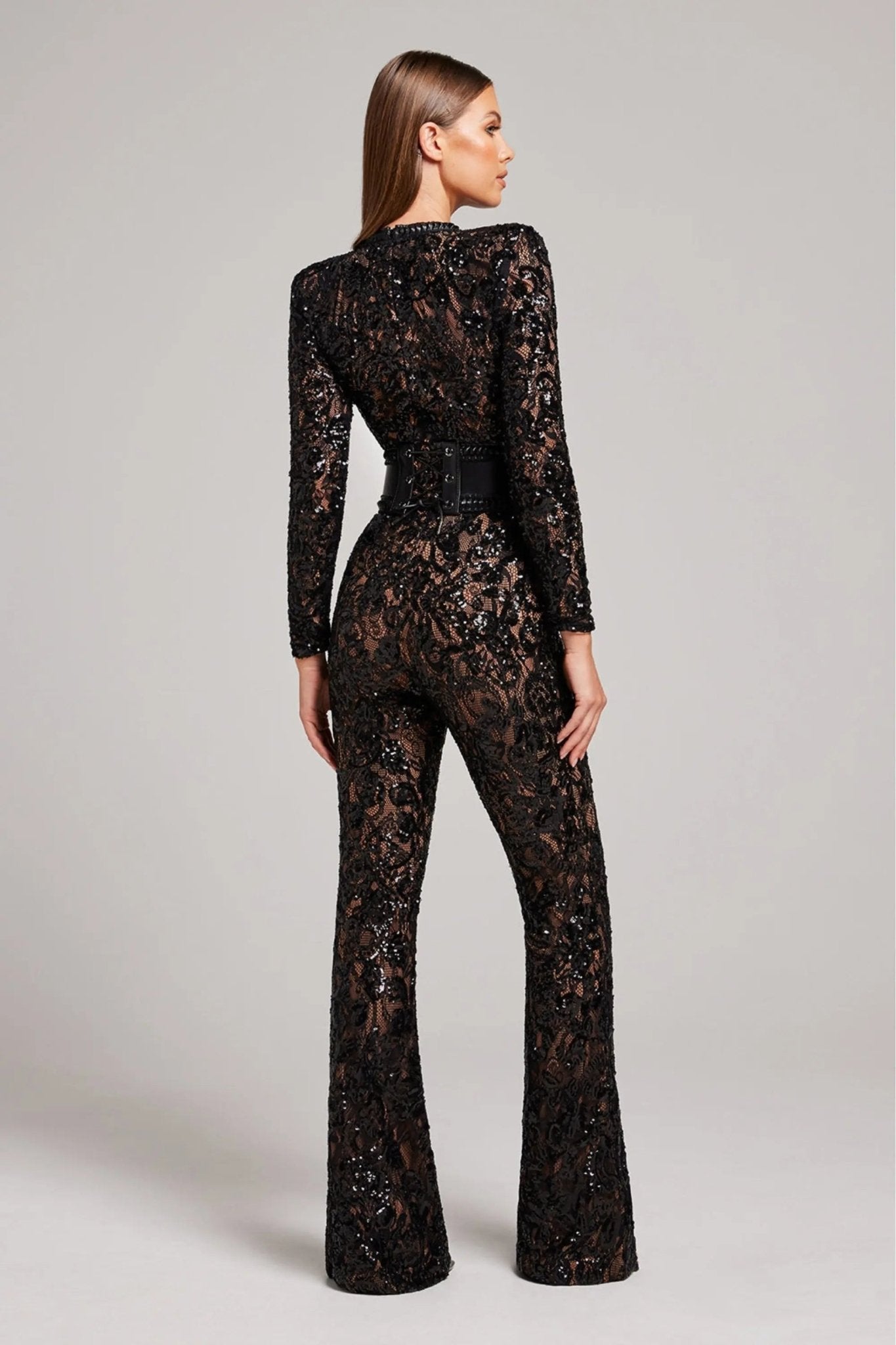 Dames Bodysuit met Ronde Hals en Aansluitende Pasvorm - De Mode OutletCJLT110322105EV