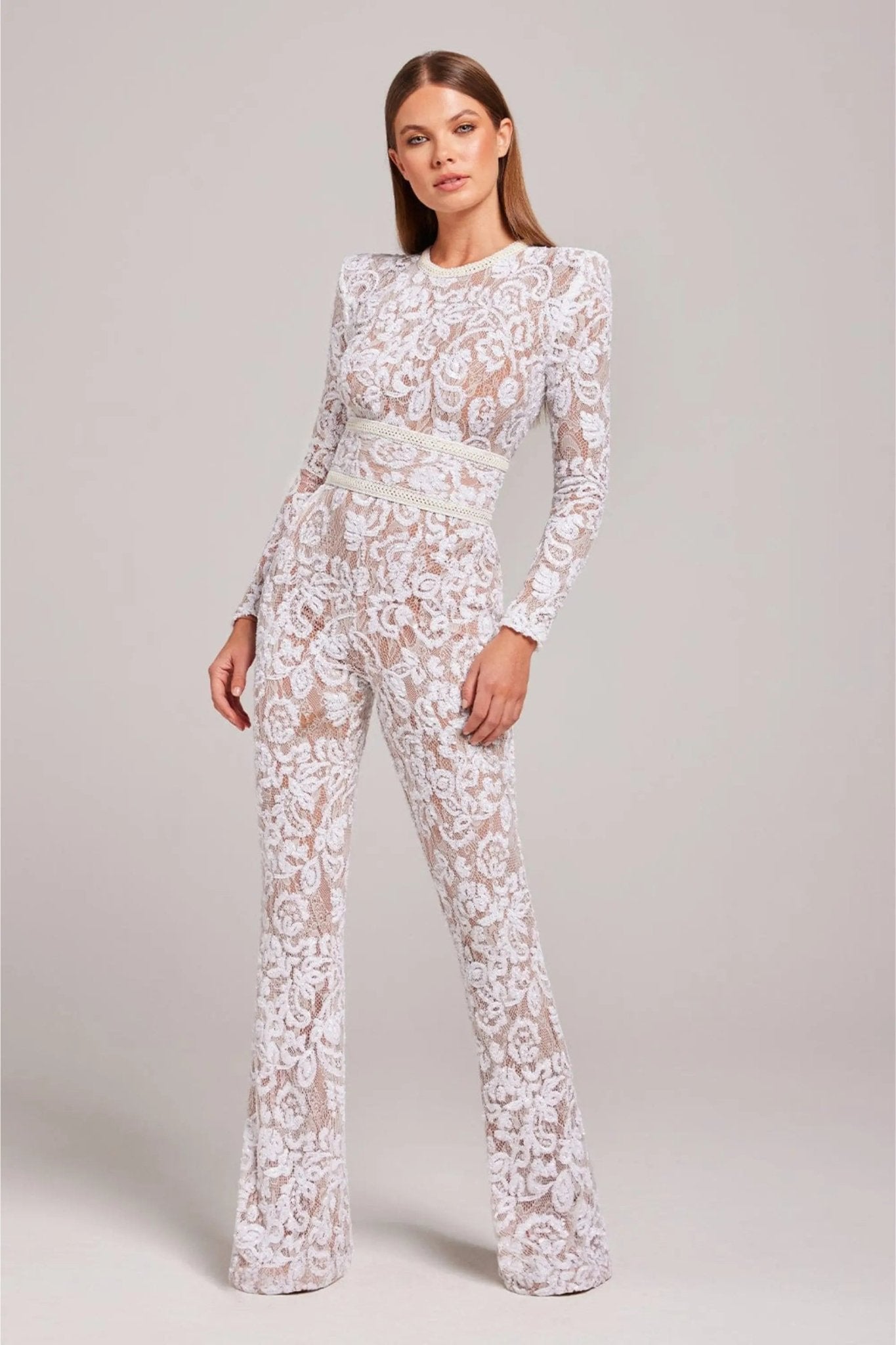 Dames Bodysuit met Ronde Hals en Aansluitende Pasvorm - De Mode OutletCJLT110322101AZ