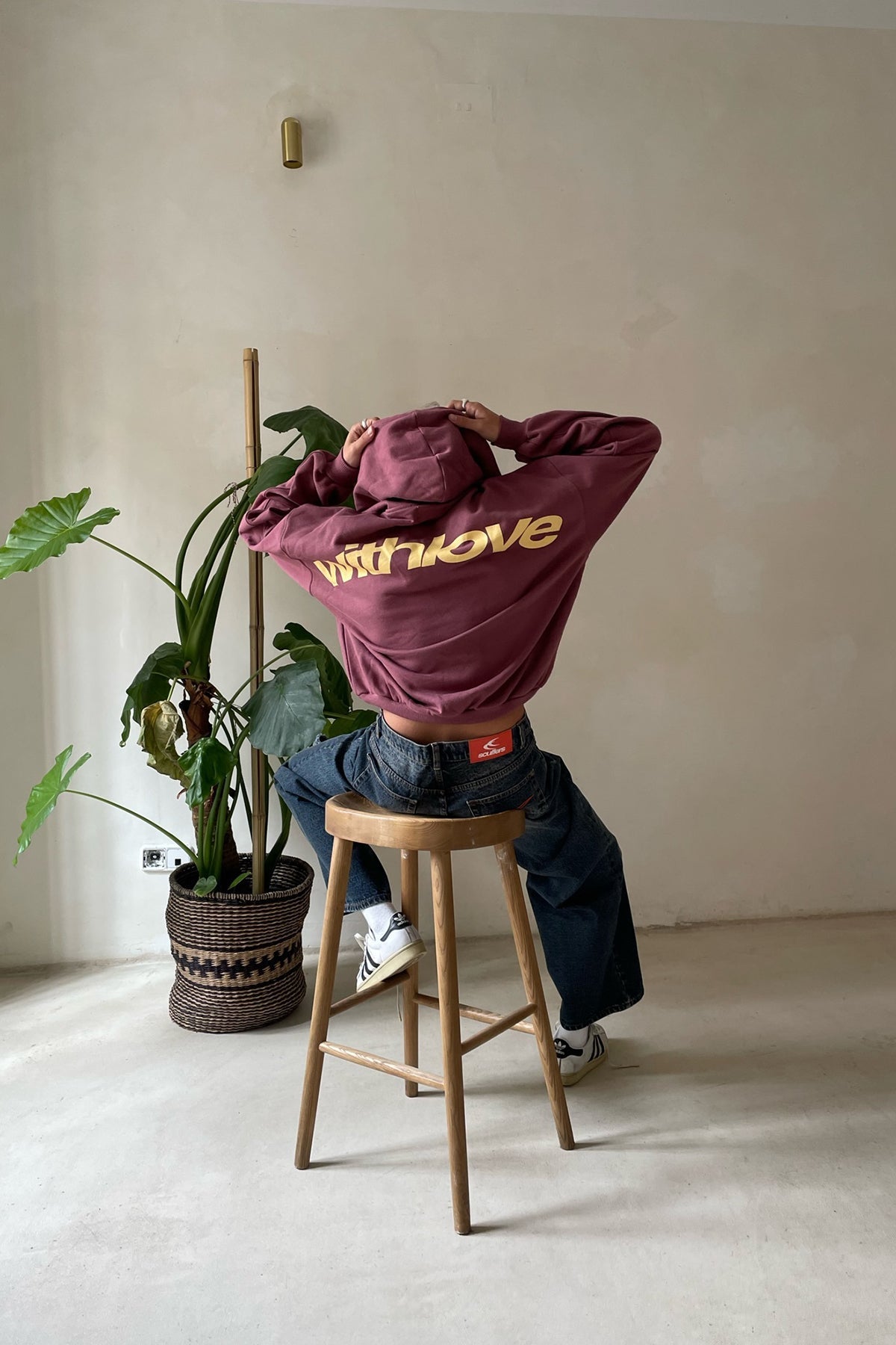 Dames Hoodie met Ontspannen Pasvorm en Minimalistisch Design - De Mode OutletDE-75160425-162801-13-2