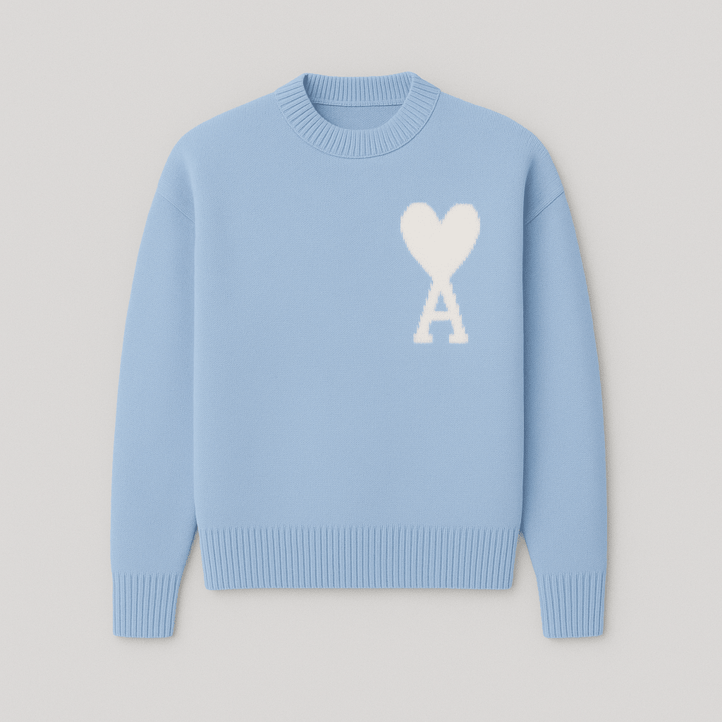 Dames Oversized Trui met Ronde Hals en Grafisch Detail - De Mode OutletDWOD9-SR001381