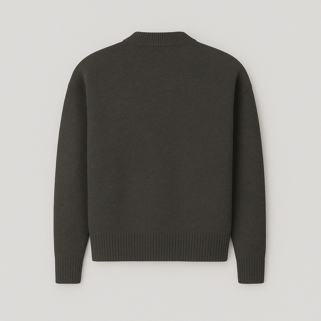 Dames Oversized Trui met Ronde Hals en Grafisch Detail - De Mode OutletDWOD9-SR001353
