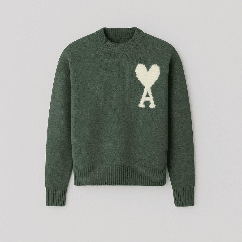 Dames Oversized Trui met Ronde Hals en Grafisch Detail - De Mode OutletDWOD9-SR001365