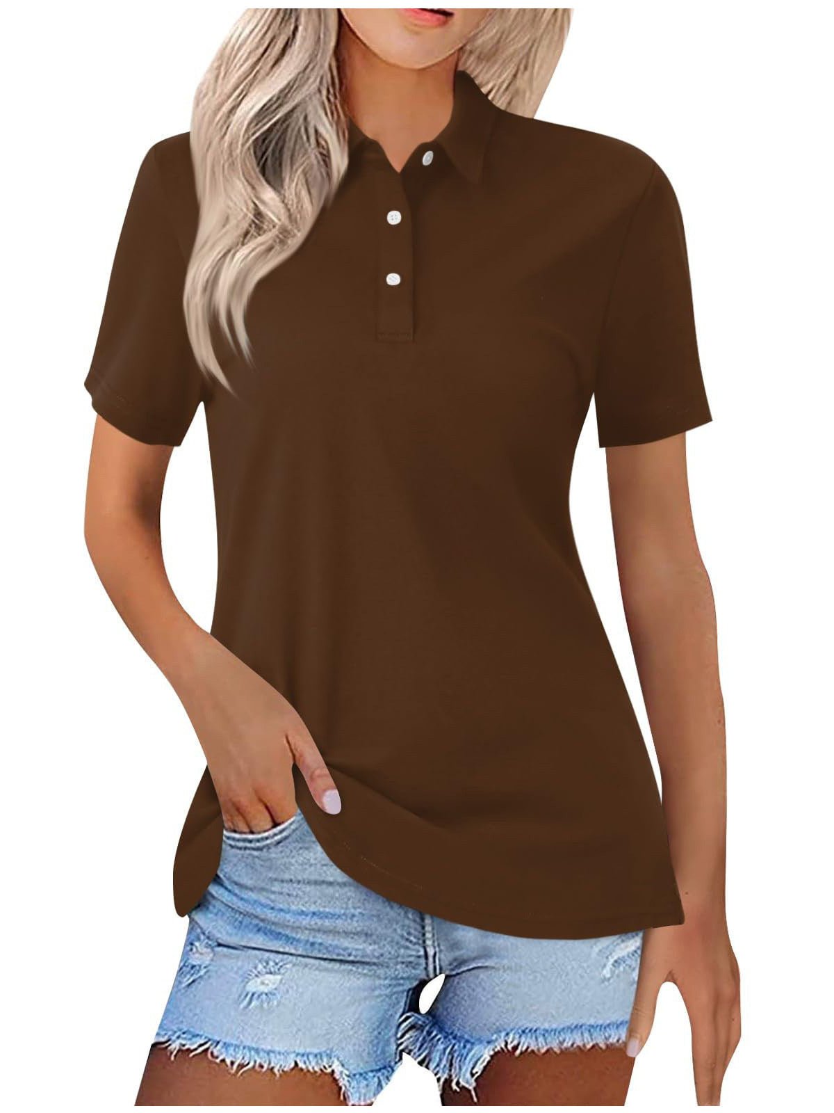 Dames poloshirt met klassieke uitstraling - De Mode Outlet20