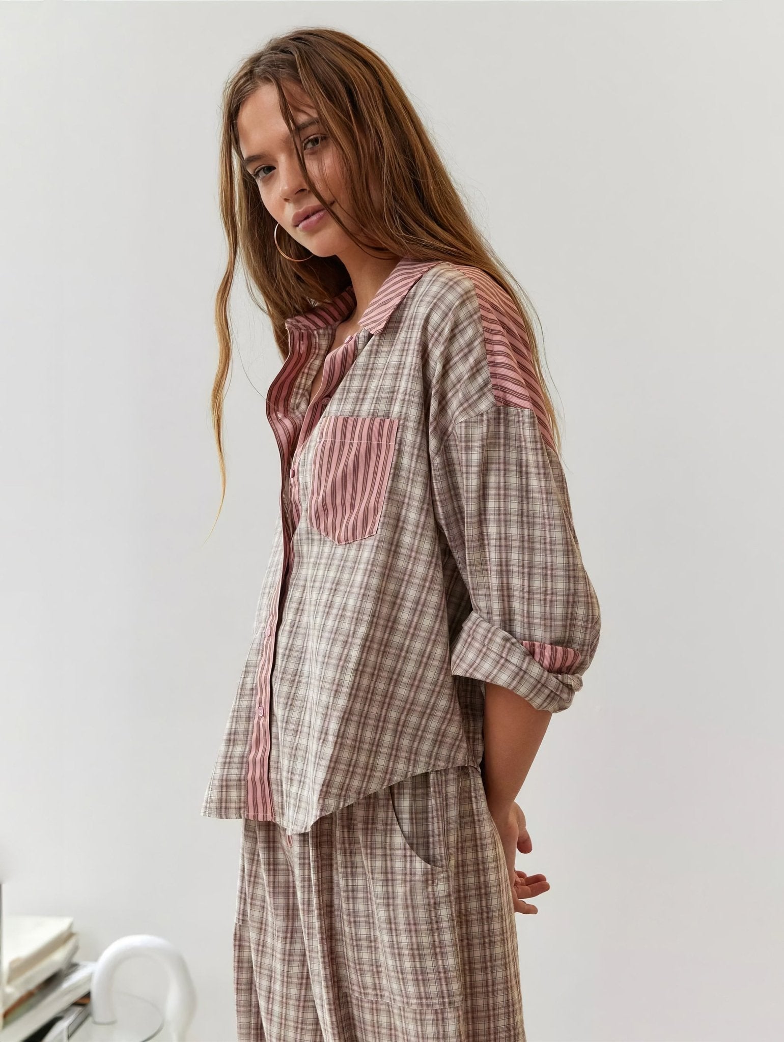 Dames Pyjama Set met Zachte Stof en Comfortabele Pasvorm - De Mode Outlet1