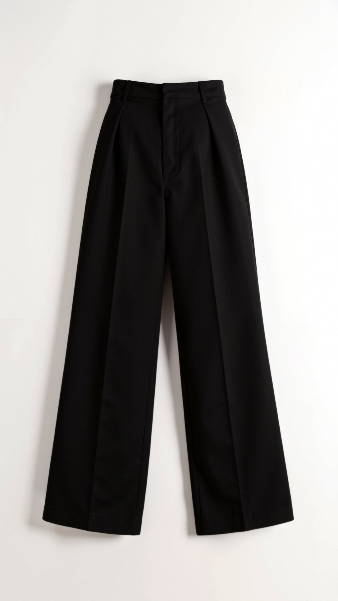 Dames wide - leg pantalon | Hoge taille met plooien en zijzakken - De Mode Outlet