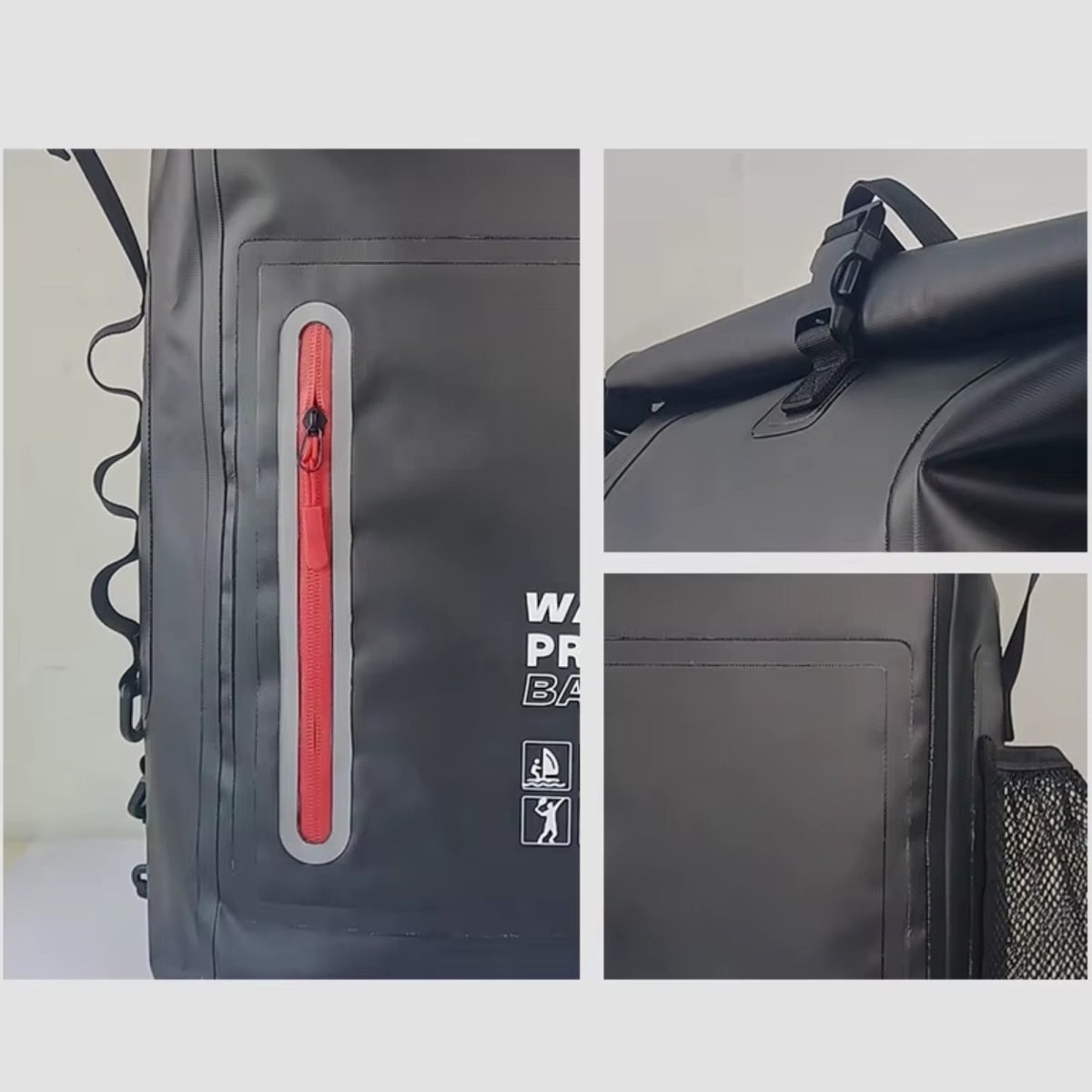 Duurzame Waterdichte 30L Wandelrugzak – Ontworpen voor Nat Weer en Outdoor Gebruik - De Mode OutletYELLOW-YJ54G27