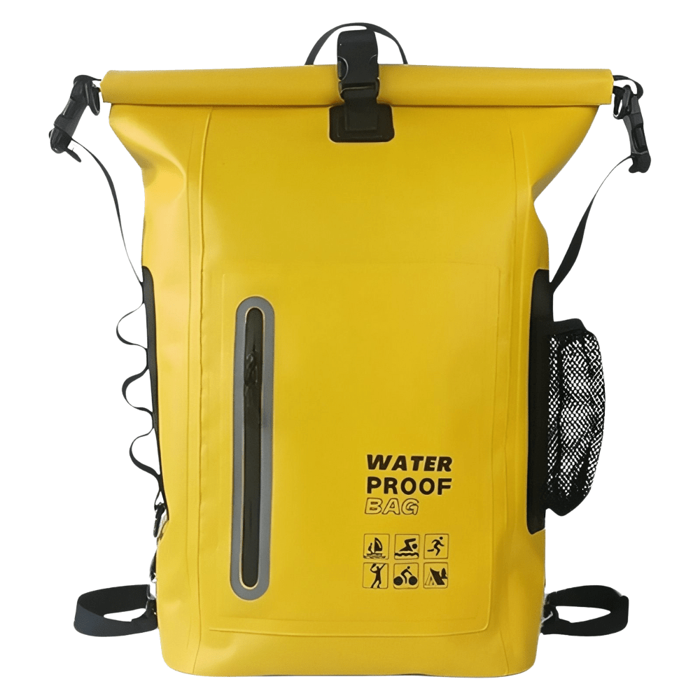 Duurzame Waterdichte 30L Wandelrugzak – Ontworpen voor Nat Weer en Outdoor Gebruik - De Mode OutletYELLOW-YJ54G27