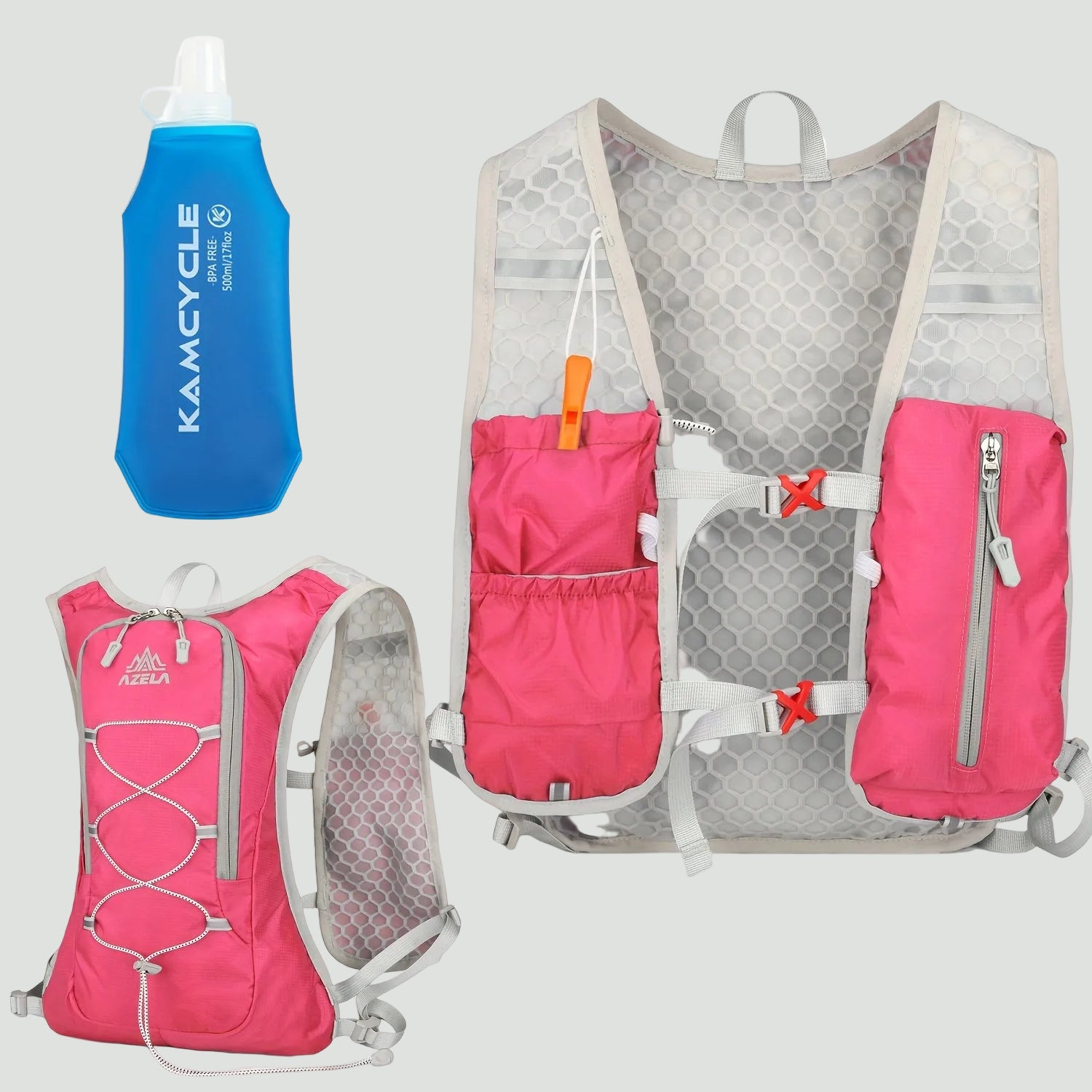Hardloopvest – Lichtgewicht Verstelbaar – Inclusief 500 ml Soft Flask