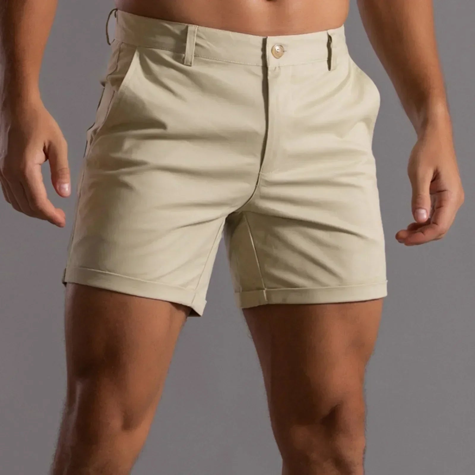 Chino Short Heren – Slim Fit Korte Broek voor de Zomer