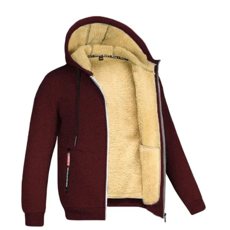 Ethan | Warme Wintervest Heren | Gebreid Design Met Wolvoering - De Mode OutletDMED1-GD159013