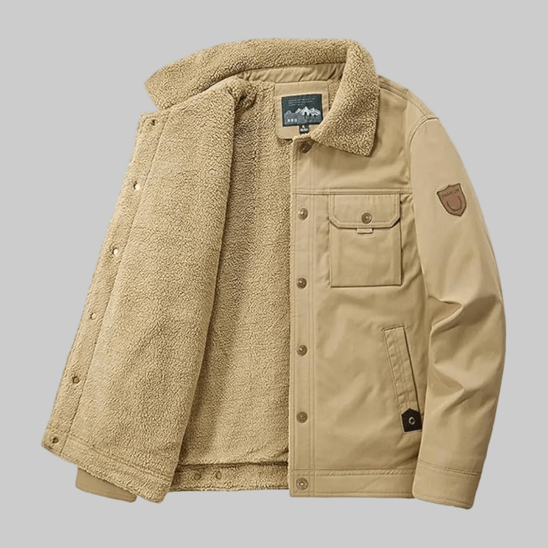 Gevoerde Outdoor Jas voor Heren – Gevoerde Cargo Uitvoering - De Mode Outlet29672511956894