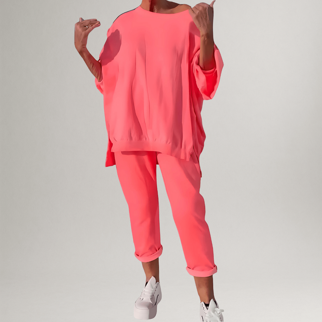 Huispak Dames Oversized – Koraal - beeld 7