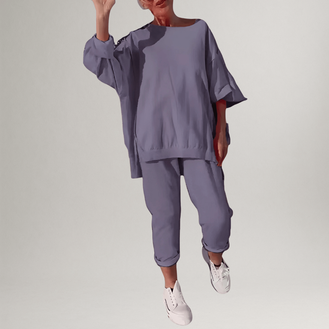 Huispak Dames Oversized – Lila - beeld 6
