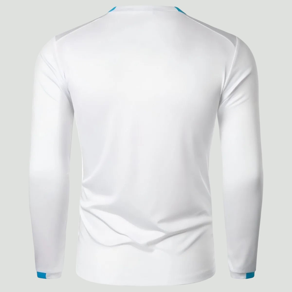 Heren Ademend Outdoor T-Shirt met Lange Mouwen – Lichtgewicht Trail Layer - De Mode OutletWHITE-OY75P60