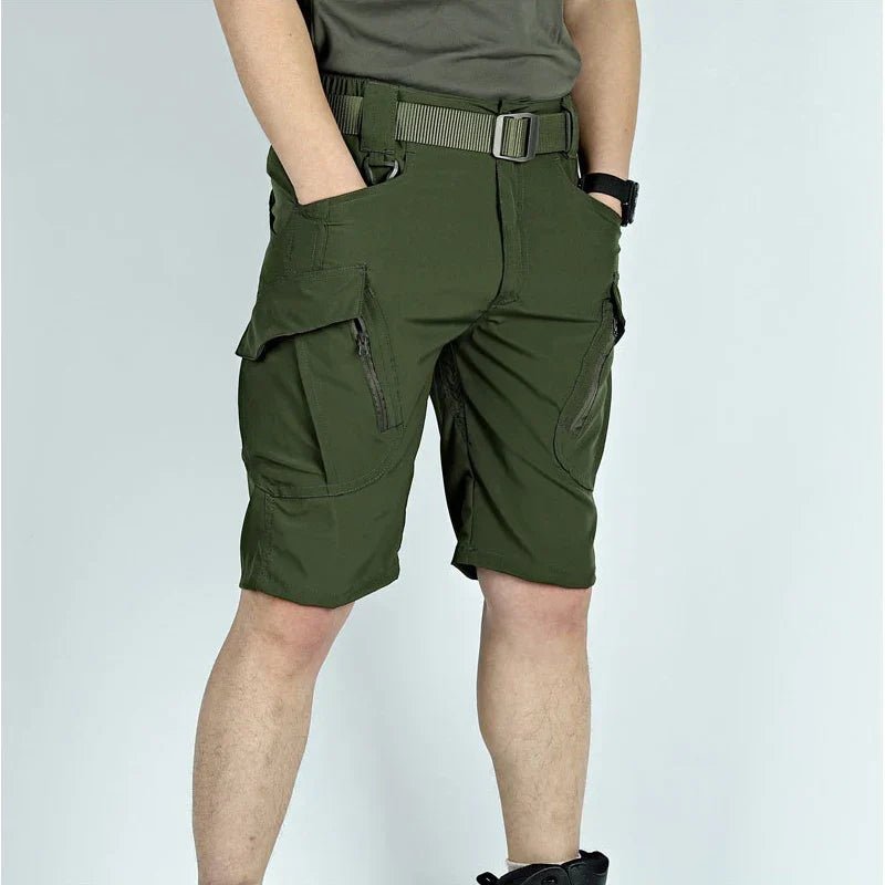 Heren Cargo Short met Meerdere Zakken en Comfortabele Pasvorm - De Mode Outlet