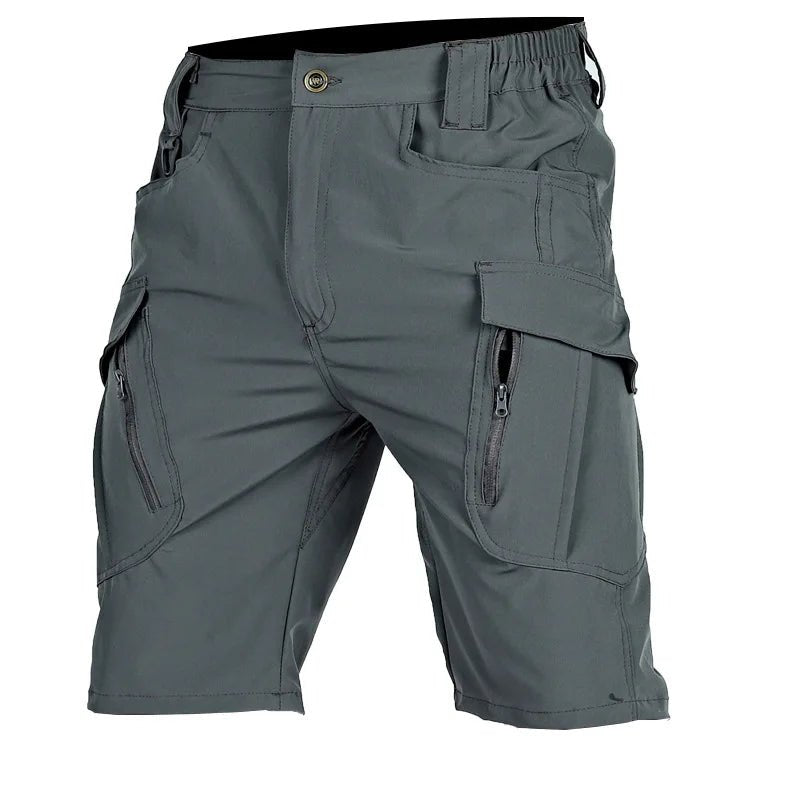 Heren Cargo Short met Meerdere Zakken en Comfortabele Pasvorm - De Mode Outlet