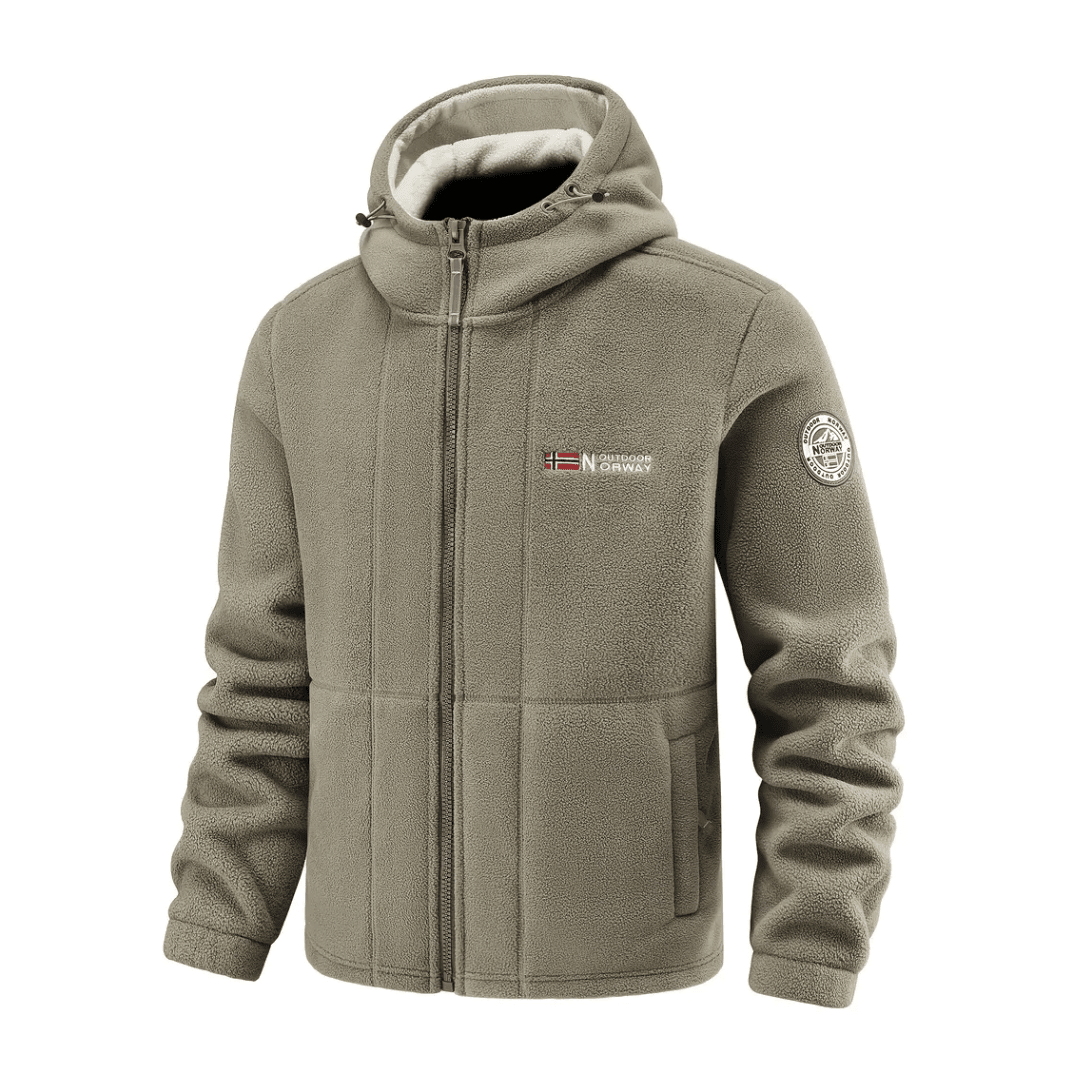 Heren Fleece Jas met Winddichte Afwerking – Ademend en Comfortabel - De Mode OutletBLACK-TB66L55
