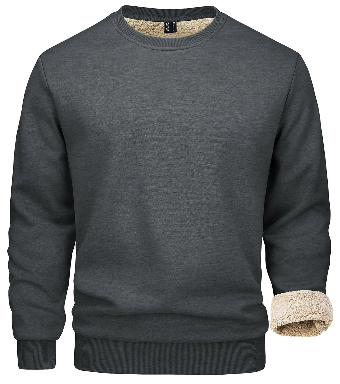 Heren Fleece Trui met Ronde Hals | Warm en comfortabel voor koude dagen - De Mode Outlet96449852833035