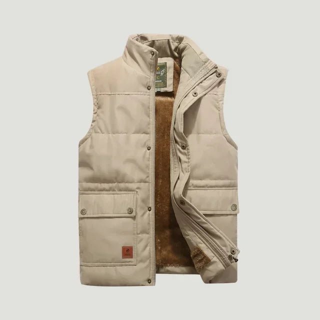 Heren Gevoerde Bodywarmer met Ritssluiting en Comfortabele Pasvorm - De Mode Outlet59568244156521