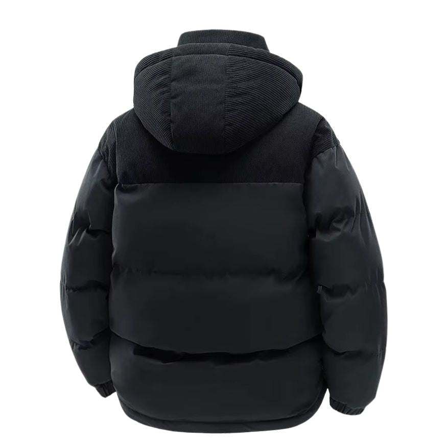 Heren Gewatteerde Jas met Capuchon | Warm en veelzijdig voor koude dagen - De Mode Outlet13392271089675