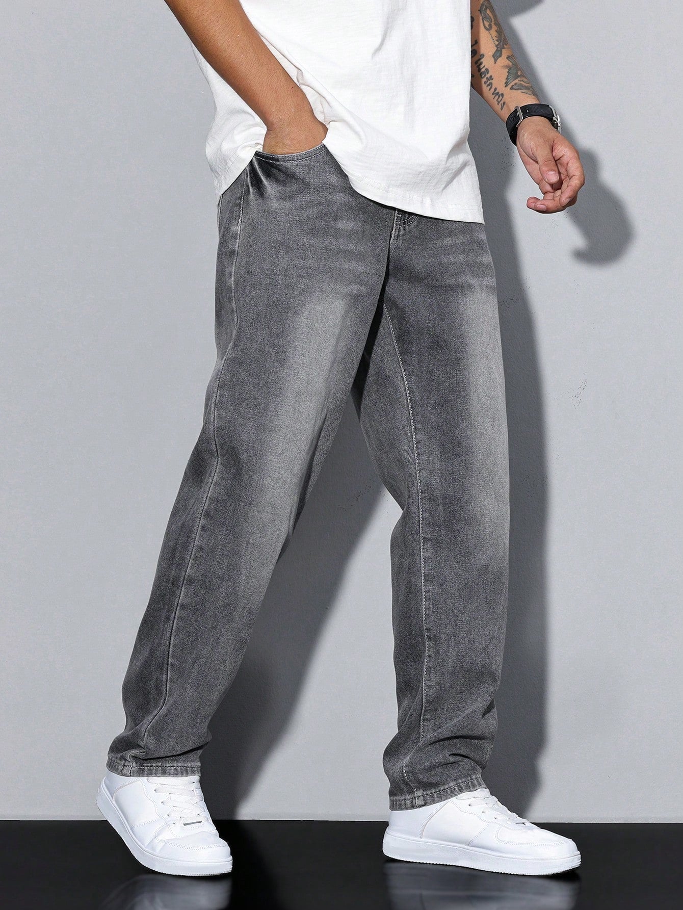 Heren jeans | Losse baggy fit met moderne en casual uitstraling - De Mode Outlet7652934516822-Kleur 1/XS