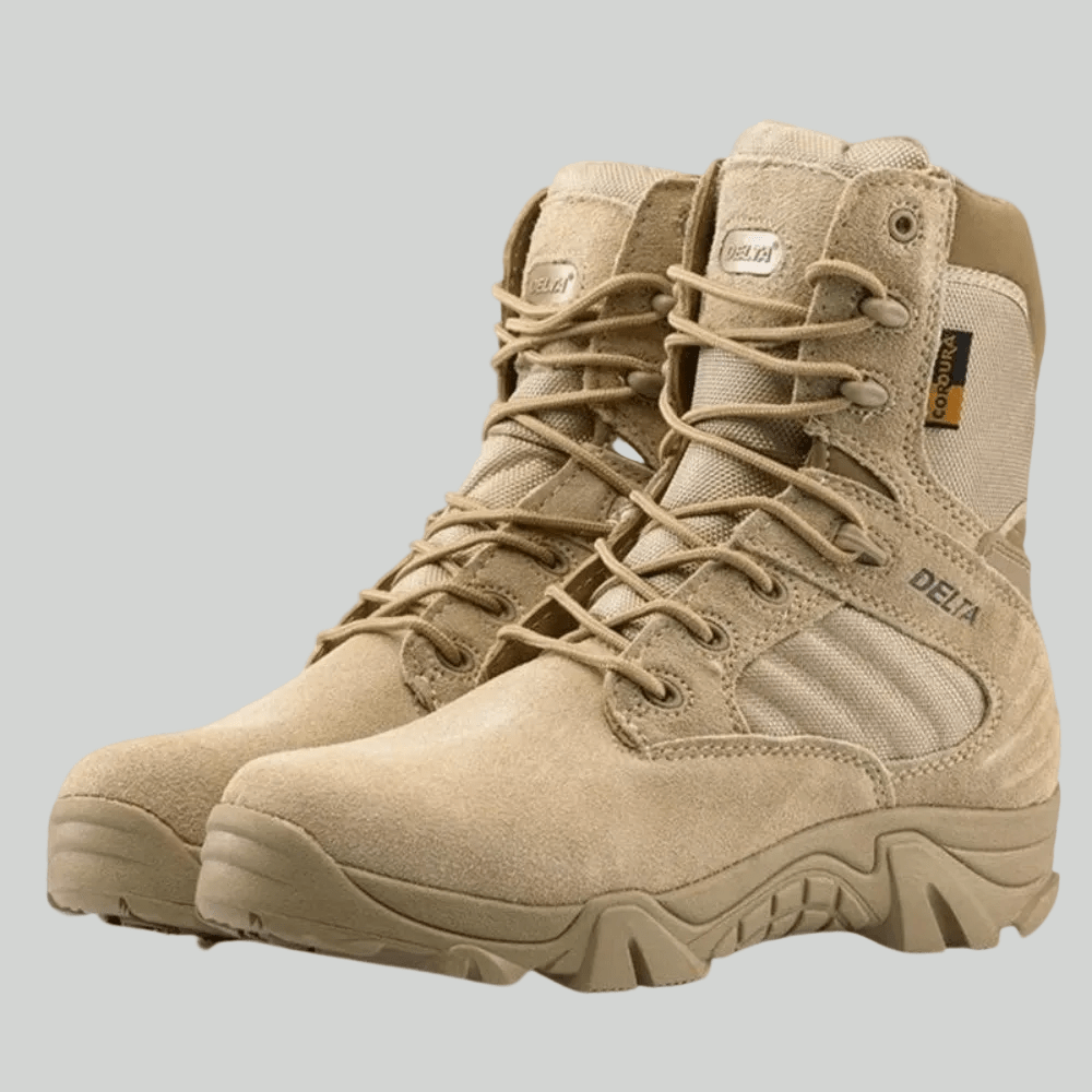Heren Lichtgewicht Waterdichte Tactical Wandelschoenen – Gripzool voor Buiten - De Mode OutletKHAKI-HO67N59