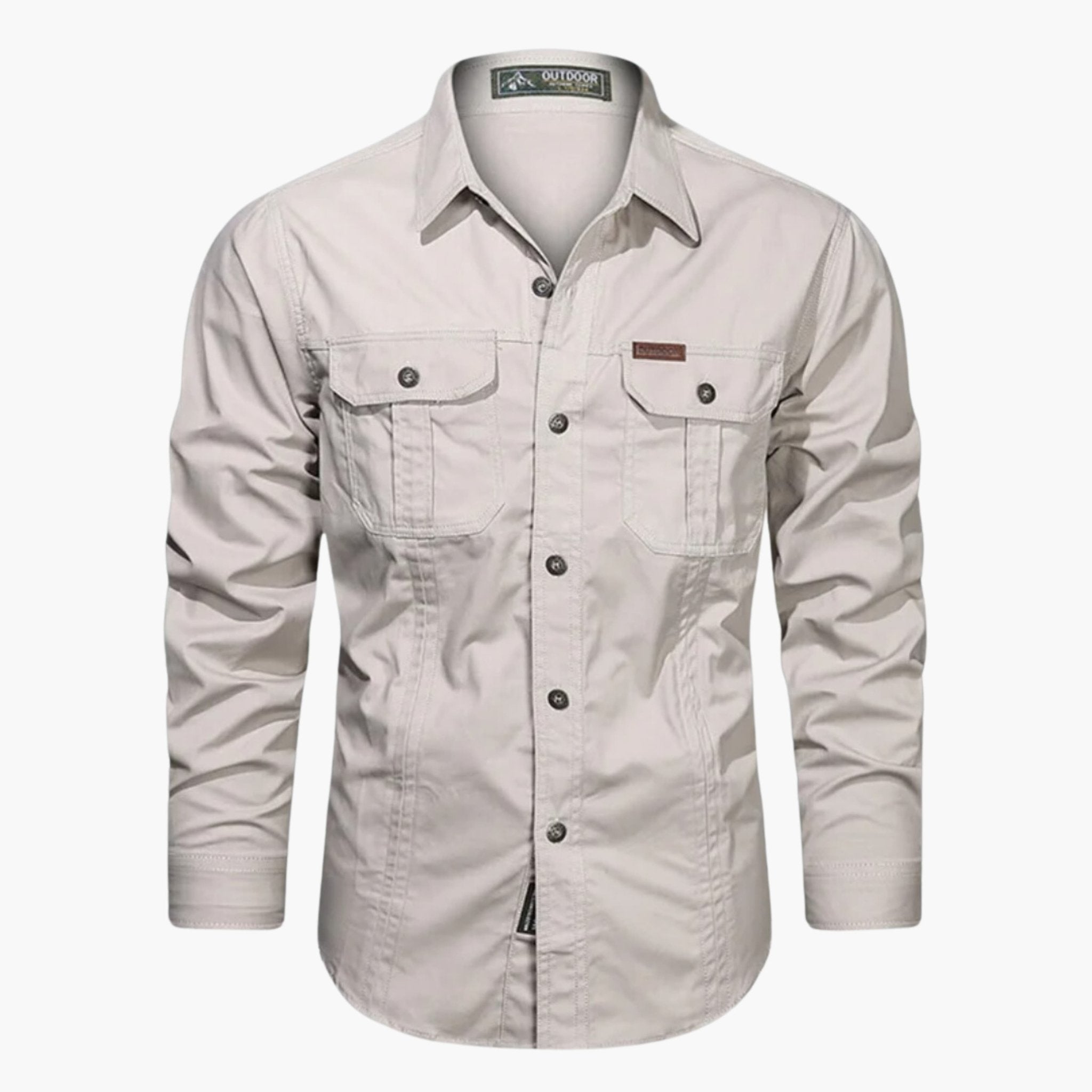 Heren Outdoor Overhemd met Borstzakken en Knoopsluiting | Duurzaam en Veelzijdig - De Mode OutletSKU_1759390379816_890