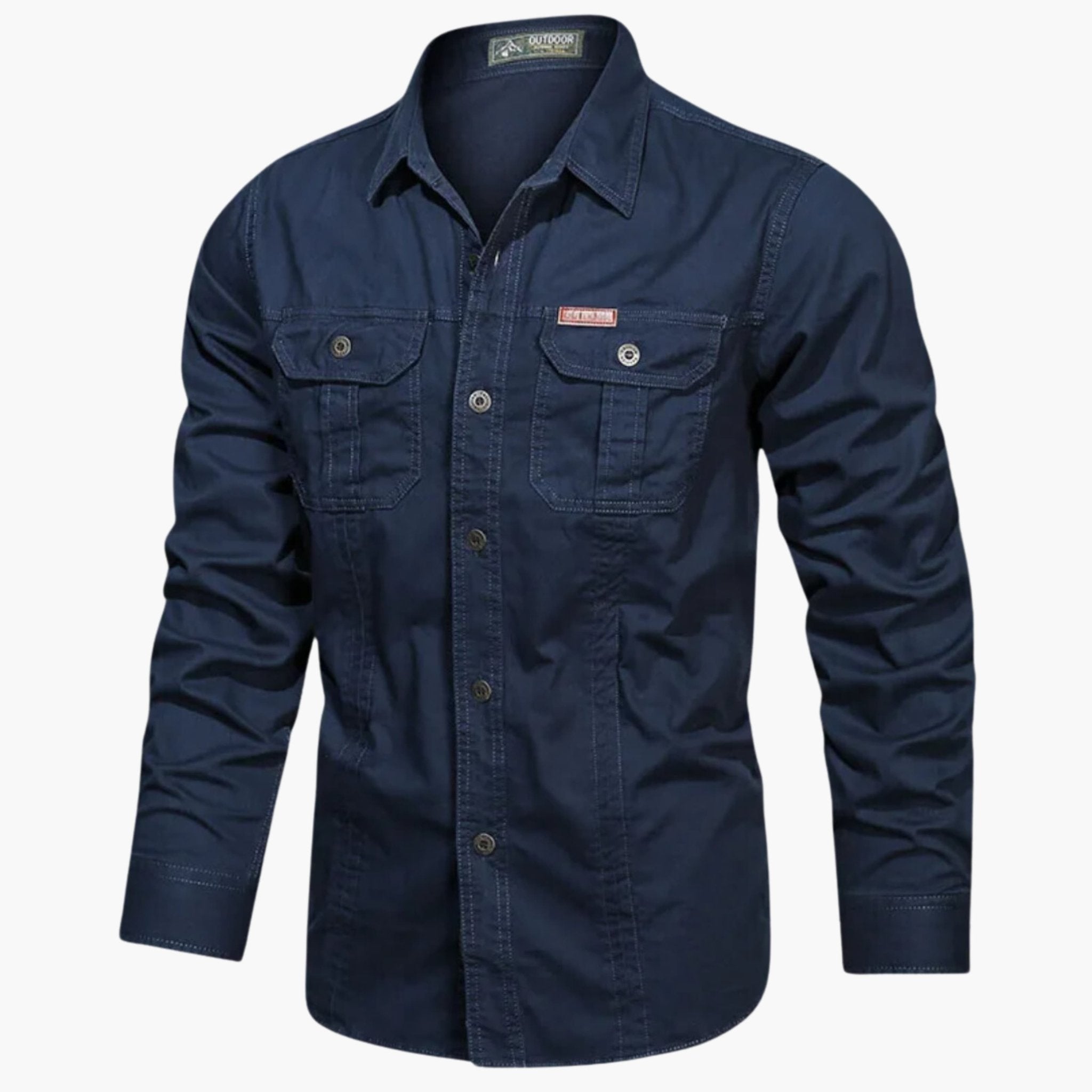 Heren Outdoor Overhemd met Borstzakken en Knoopsluiting | Duurzaam en Veelzijdig - De Mode OutletSKU_1759390379816_736