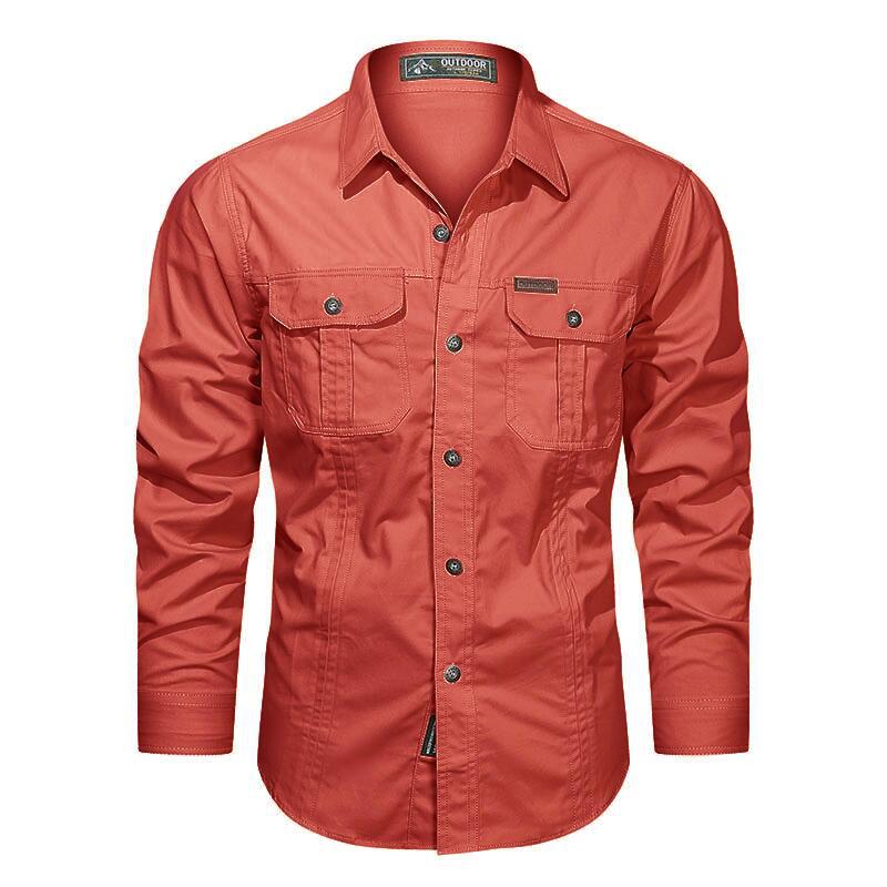 Heren Outdoor Overhemd met Borstzakken en Knoopsluiting | Duurzaam en Veelzijdig - De Mode OutletSKU_1759390379816_656