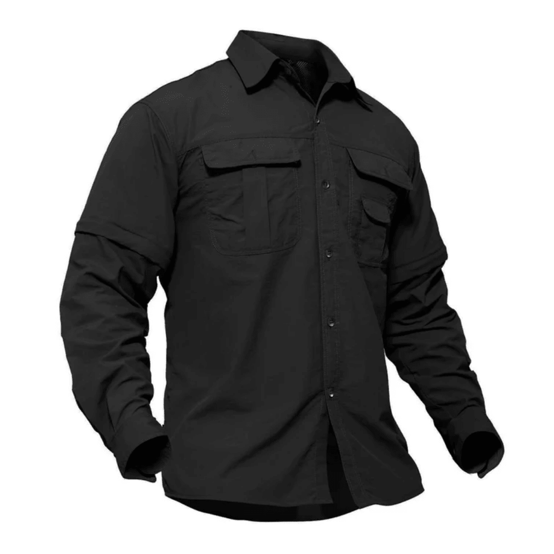 Heren Outdoor Shirt met Afritsbare Mouwen en Sneldrogend Ontwerp - De Mode Outlet47225867826515