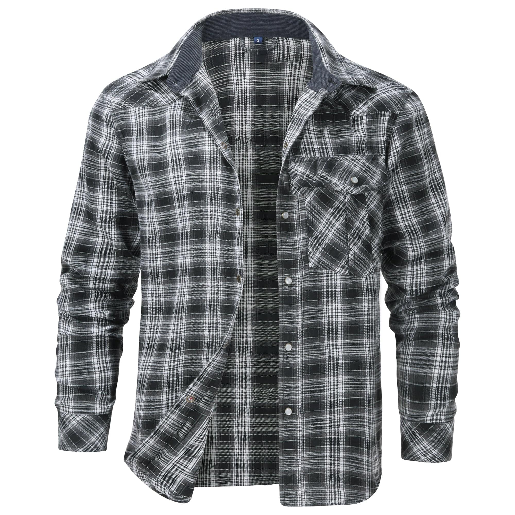 Heren overhemd met flanellen uitstraling | Warm en casual ontwerp - De Mode OutletDMED2-QZ033011