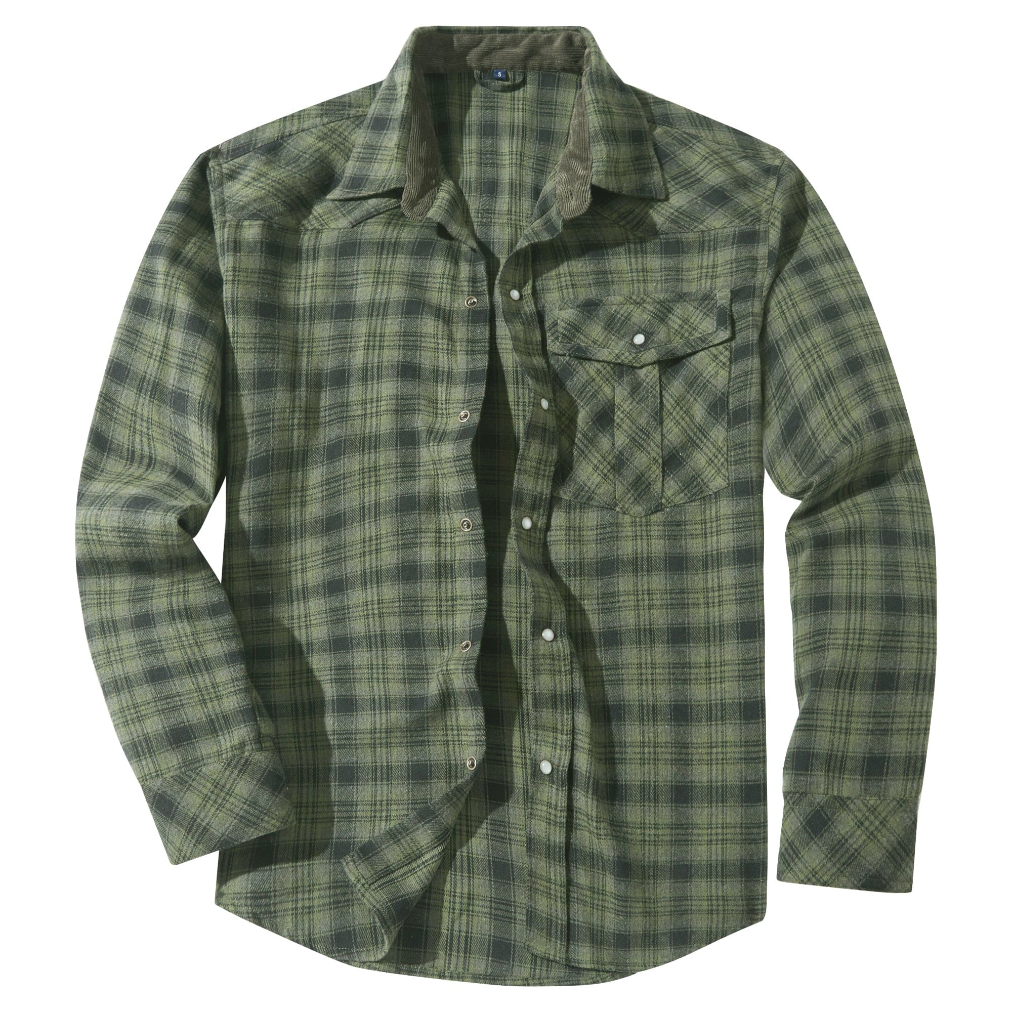Heren overhemd met flanellen uitstraling | Warm en casual ontwerp - De Mode OutletDMED2-QZ033021