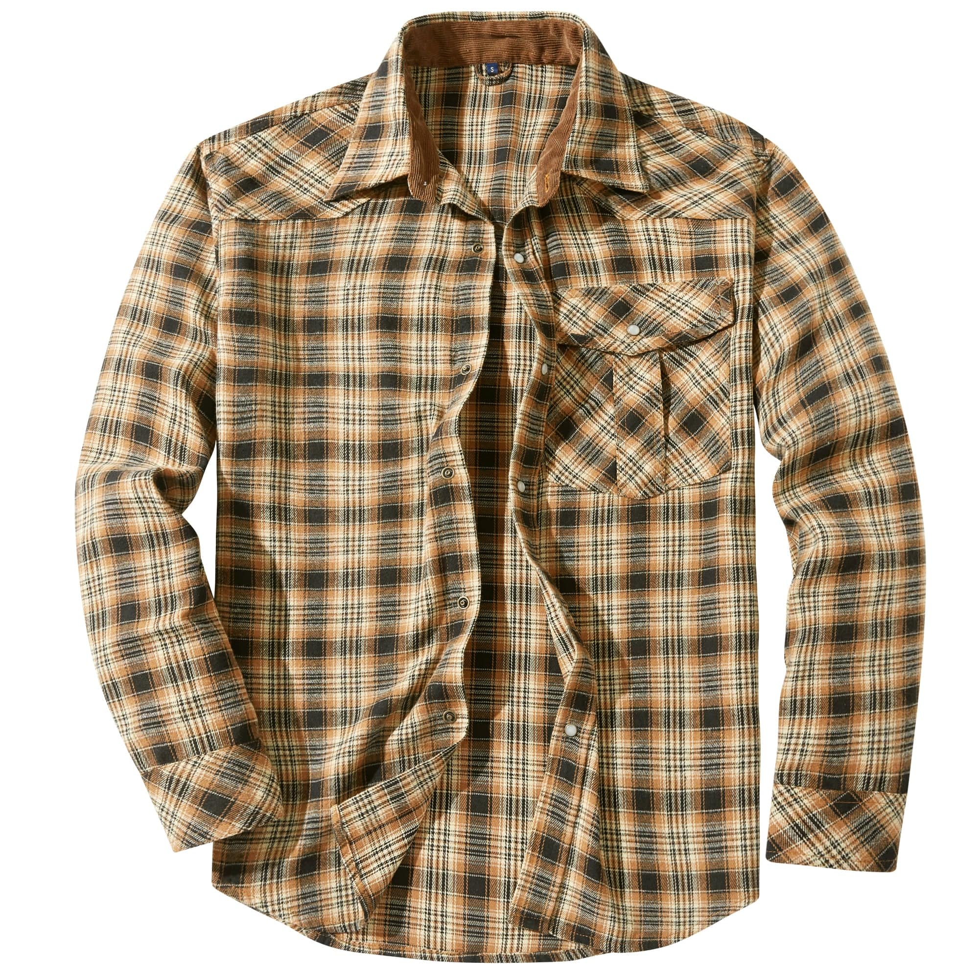 Heren overhemd met flanellen uitstraling | Warm en casual ontwerp - De Mode OutletDMED2-QZ033021