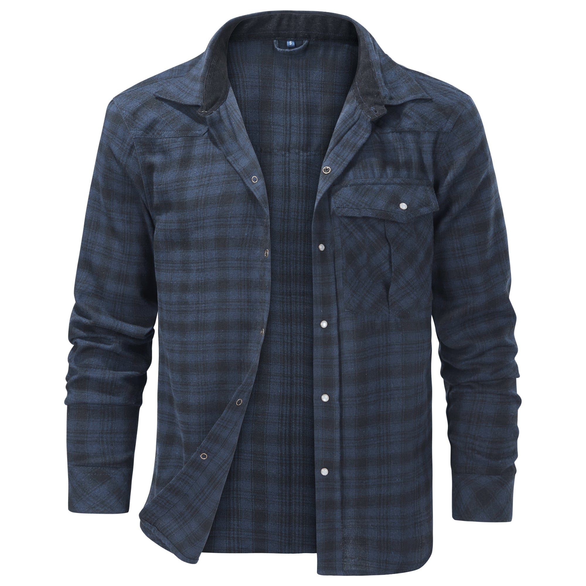Heren overhemd met flanellen uitstraling | Warm en casual ontwerp - De Mode OutletDMED2-QZ033001