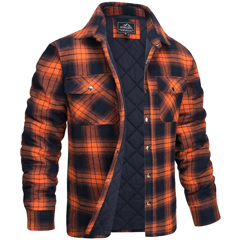 Heren overshirt met ruitpatroon | Warm en stoer ontwerp - De Mode OutletNR1755445752831892876