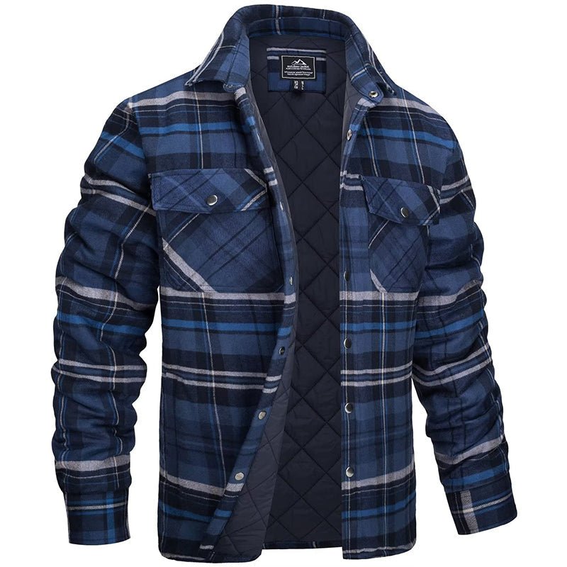 Heren overshirt met ruitpatroon | Warm en stoer ontwerp - De Mode Outletox1755445752830754961