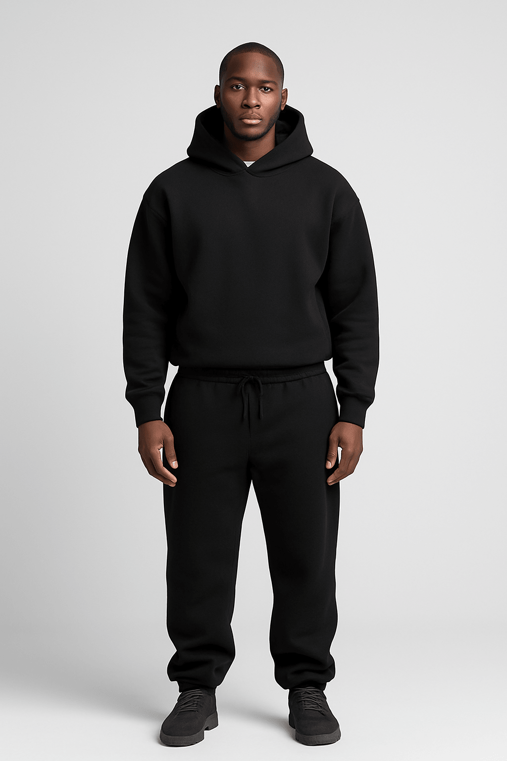 Heren oversized hoodie en jogger set | Relaxte pasvorm voor dagelijks gebruik - De Mode OutletSKU_1766118710862_938