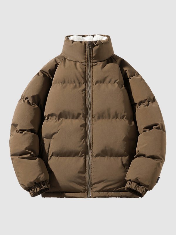 Heren Pufferjas met Fleegevoerde Binnenkant en Warme Bescherming - De Mode Outletsz00086yf06052