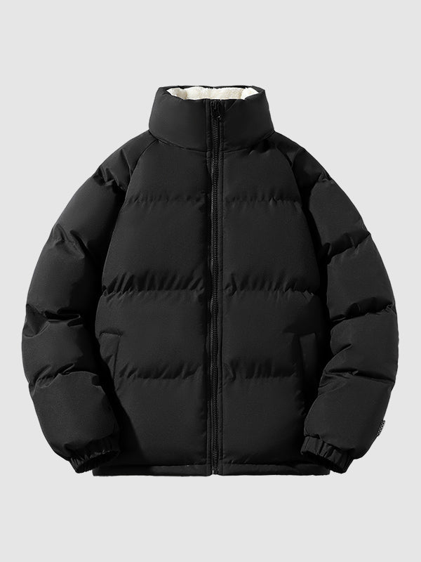 Heren Pufferjas met Fleegevoerde Binnenkant en Warme Bescherming - De Mode Outletsz00086yf06052