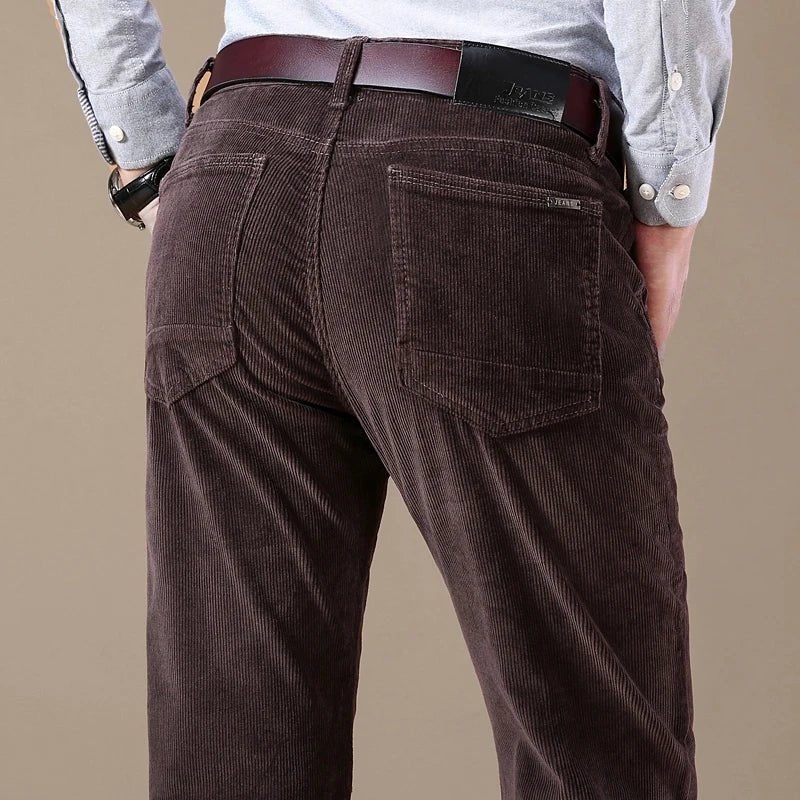 Heren Ribbroek | Elastische Taille met Casual Look - De Mode Outletmc1759925446496377225