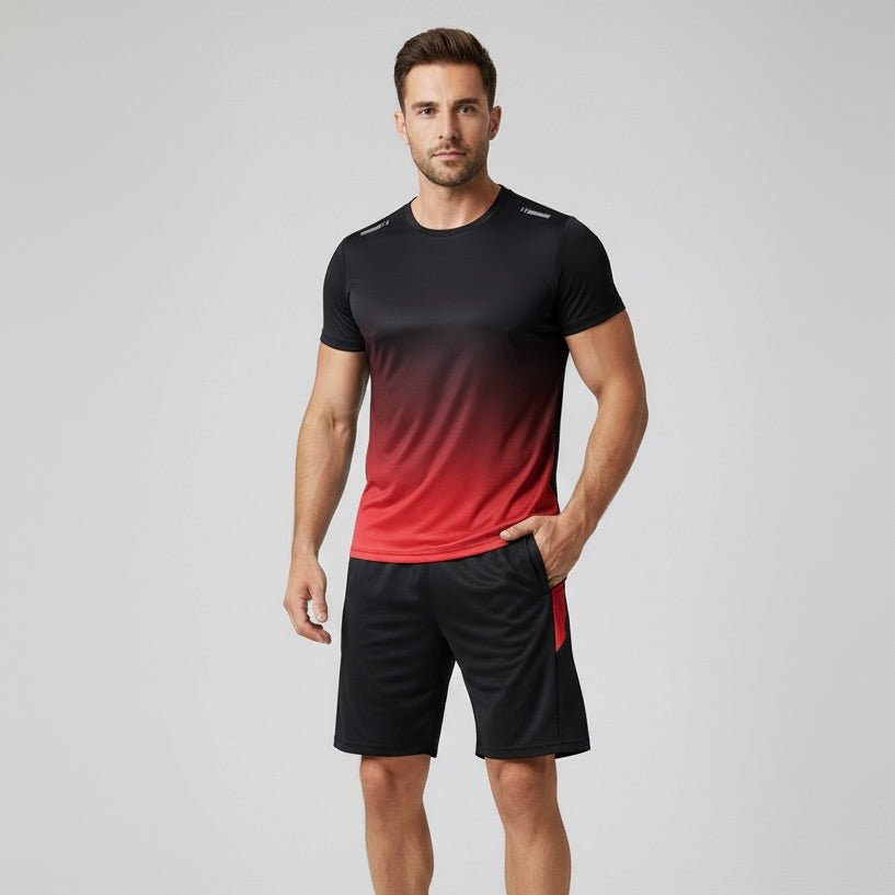 Heren Sportset – Shorts & T-Shirt Activewear - De Mode OutletSend S