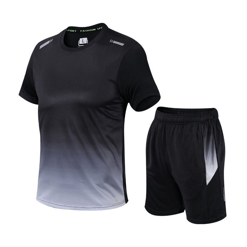 Heren Sportset – Shorts & T-Shirt Activewear - De Mode OutletSend S